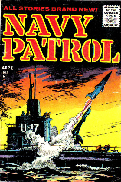 Cover for Navy Patrol (Stanley Morse, 1955 series) #3