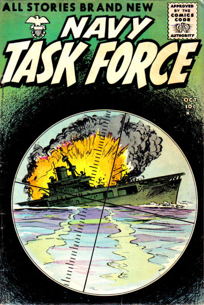 Cover for Navy Task Force (Stanley Morse, 1954 series) #6