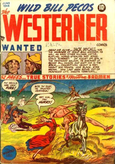 Cover for The Westerner Comics (Orbit-Wanted, 1948 series) #14