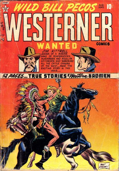 Cover for The Westerner Comics (Orbit-Wanted, 1948 series) #22