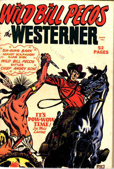 Cover for The Westerner Comics (Orbit-Wanted, 1948 series) #34