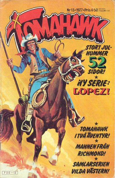 Cover for Tomahawk (Semic, 1976 series) #13/1977