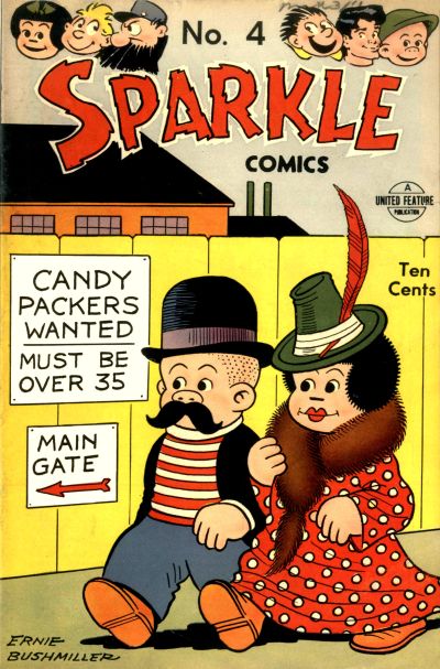 Cover for Sparkle Comics (United Feature, 1948 series) #4