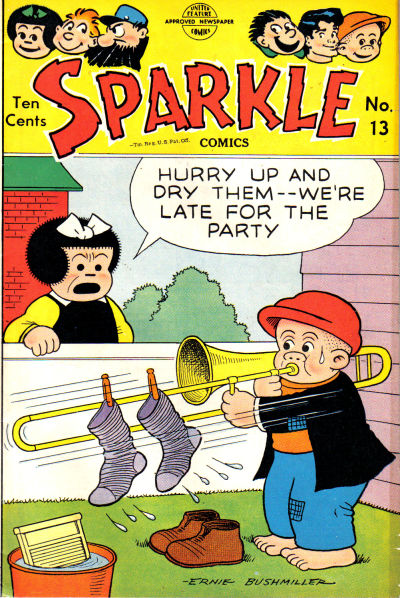 Cover for Sparkle Comics (United Feature, 1948 series) #13