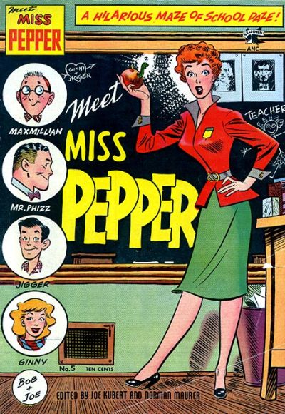 Cover for Meet Miss Pepper (St. John, 1954 series) #5