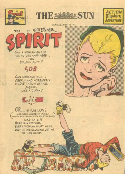 Cover for The Spirit (Register and Tribune Syndicate, 1940 series) #5/18/1947