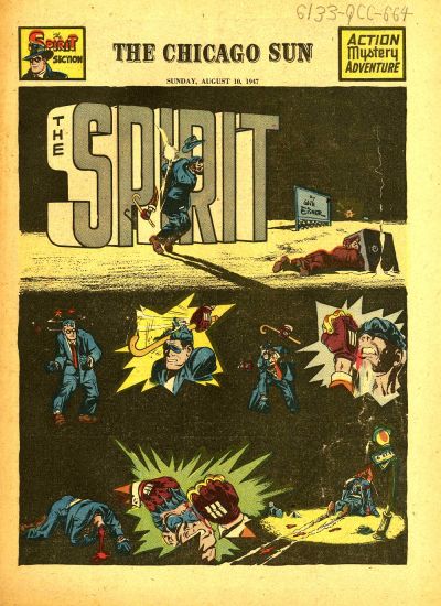 Cover for The Spirit (Register and Tribune Syndicate, 1940 series) #8/10/1947