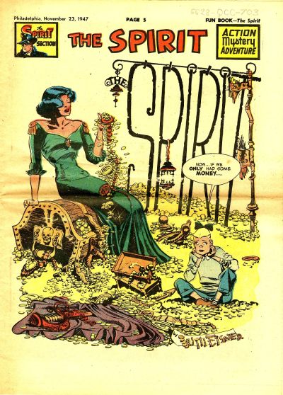 Cover for The Spirit (Register and Tribune Syndicate, 1940 series) #11/23/1947