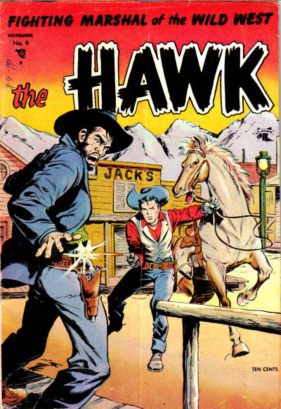 Cover for The Hawk (St. John, 1953 series) #9
