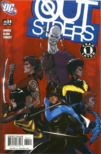 Cover for Outsiders (DC, 2003 series) #34 [Direct Sales]