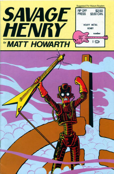 Cover for Savage Henry (Rip Off Press, 1989 series) #19