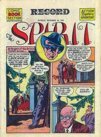 Cover for The Spirit (Register and Tribune Syndicate, 1940 series) #10/21/1945