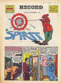 Cover for The Spirit (Register and Tribune Syndicate, 1940 series) #9/9/1945