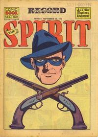 Cover for The Spirit (Register and Tribune Syndicate, 1940 series) #9/23/1945