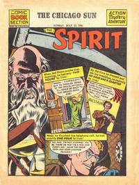 Cover for The Spirit (Register and Tribune Syndicate, 1940 series) #7/15/1945
