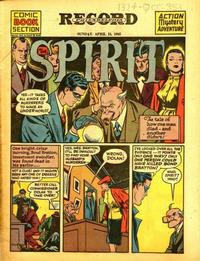 Cover for The Spirit (Register and Tribune Syndicate, 1940 series) #4/15/1945