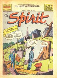 Cover Thumbnail for The Spirit (Register and Tribune Syndicate, 1940 series) #4/29/1945