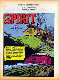 Cover for The Spirit (Register and Tribune Syndicate, 1940 series) #1/7/1945