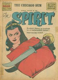 Cover for The Spirit (Register and Tribune Syndicate, 1940 series) #1/28/1945