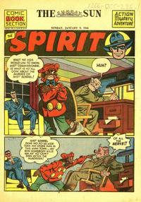 Cover for The Spirit (Register and Tribune Syndicate, 1940 series) #1/9/1944