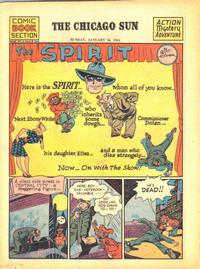Cover for The Spirit (Register and Tribune Syndicate, 1940 series) #1/16/1944