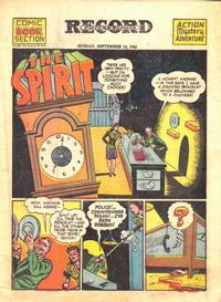 Cover Thumbnail for The Spirit (Register and Tribune Syndicate, 1940 series) #9/12/1943