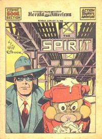Cover for The Spirit (Register and Tribune Syndicate, 1940 series) #1/10/1943