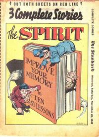 Cover Thumbnail for The Spirit (Register and Tribune Syndicate, 1940 series) #11/29/1942