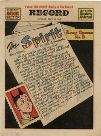 Cover for The Spirit (Register and Tribune Syndicate, 1940 series) #5/31/1942