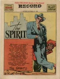 Cover for The Spirit (Register and Tribune Syndicate, 1940 series) #10/18/1942