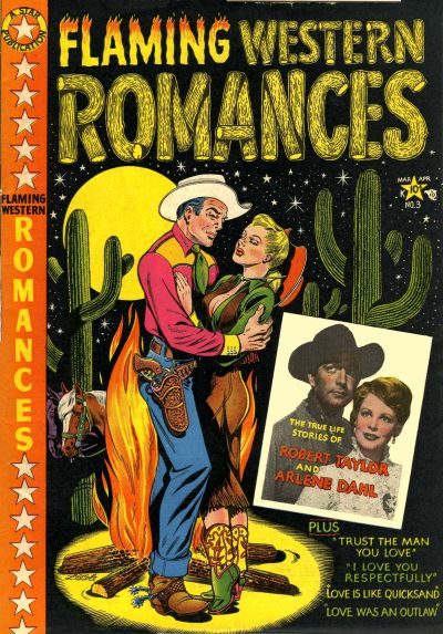 Cover for Flaming Western Romances (Star Publications, 1950 series) #3