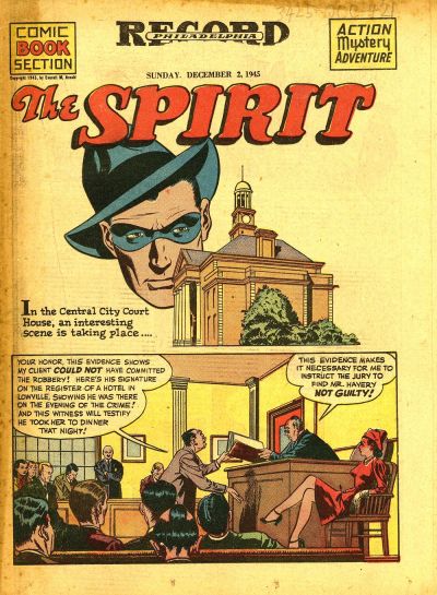 Cover for The Spirit (Register and Tribune Syndicate, 1940 series) #12/2/1945