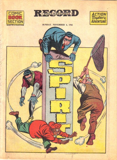 Cover for The Spirit (Register and Tribune Syndicate, 1940 series) #11/4/1945
