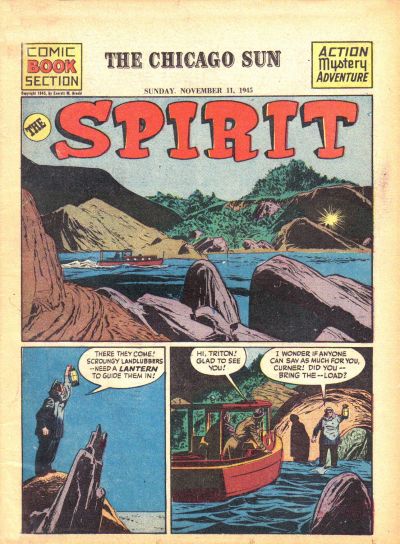 Cover for The Spirit (Register and Tribune Syndicate, 1940 series) #11/11/1945
