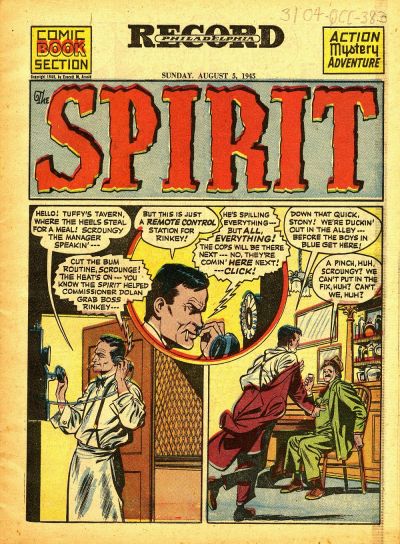 Cover for The Spirit (Register and Tribune Syndicate, 1940 series) #8/5/1945