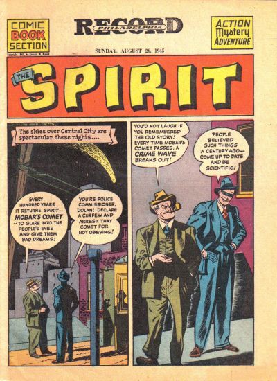 Cover for The Spirit (Register and Tribune Syndicate, 1940 series) #8/26/1945