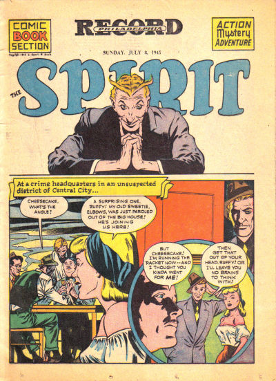 Cover for The Spirit (Register and Tribune Syndicate, 1940 series) #7/8/1945