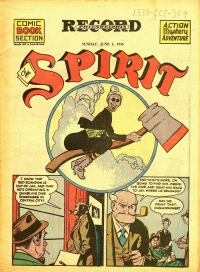 Cover for The Spirit (Register and Tribune Syndicate, 1940 series) #6/3/1945