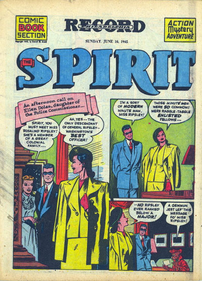 Cover for The Spirit (Register and Tribune Syndicate, 1940 series) #6/10/1945