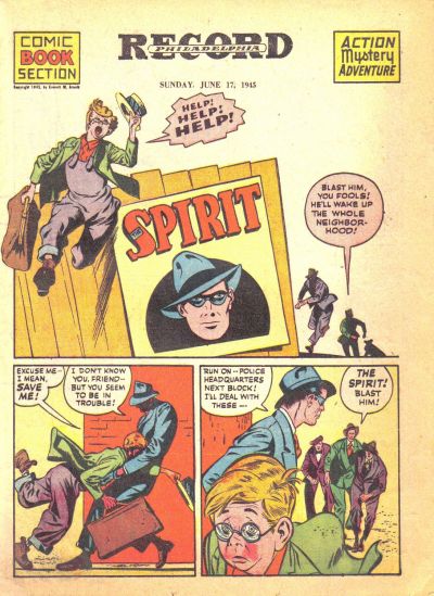 Cover for The Spirit (Register and Tribune Syndicate, 1940 series) #6/17/1945