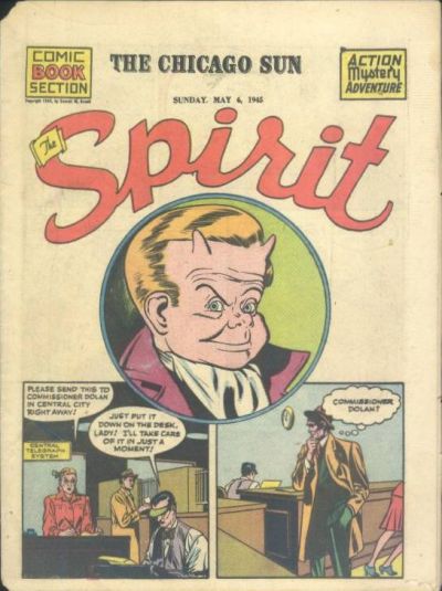 Cover for The Spirit (Register and Tribune Syndicate, 1940 series) #5/6/1945