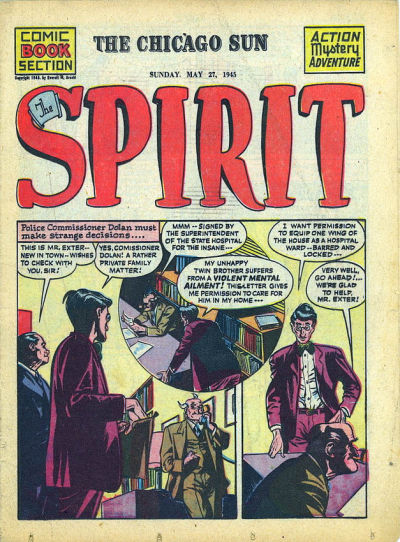Cover for The Spirit (Register and Tribune Syndicate, 1940 series) #5/27/1945