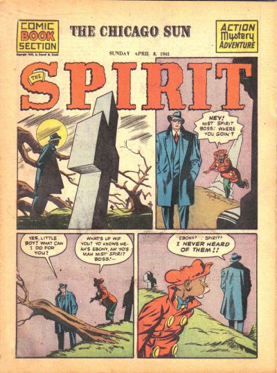 Cover for The Spirit (Register and Tribune Syndicate, 1940 series) #4/8/1945