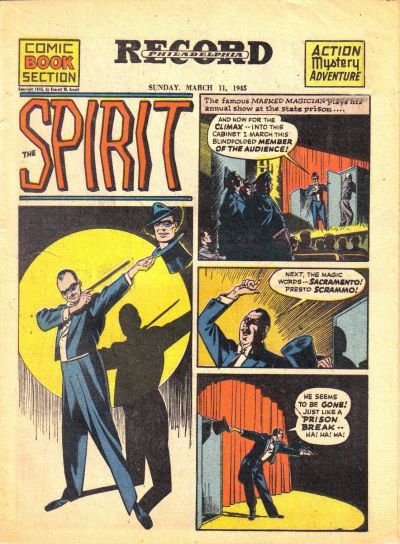 Cover for The Spirit (Register and Tribune Syndicate, 1940 series) #3/11/1945