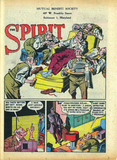 Cover for The Spirit (Register and Tribune Syndicate, 1940 series) #2/11/1945