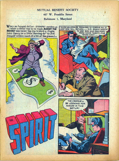 Cover for The Spirit (Register and Tribune Syndicate, 1940 series) #2/18/1945