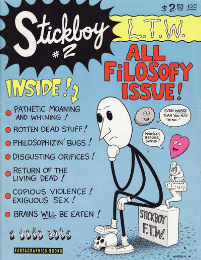 Cover for Stickboy (Fantagraphics, 1988 series) #2