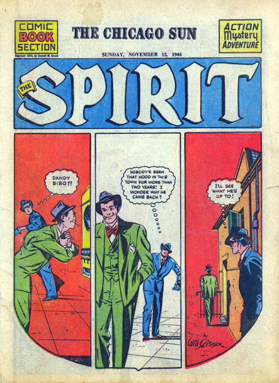 Cover for The Spirit (Register and Tribune Syndicate, 1940 series) #11/12/1944