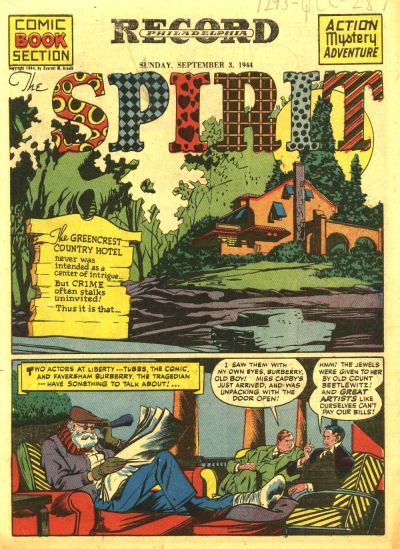 Cover for The Spirit (Register and Tribune Syndicate, 1940 series) #9/3/1944