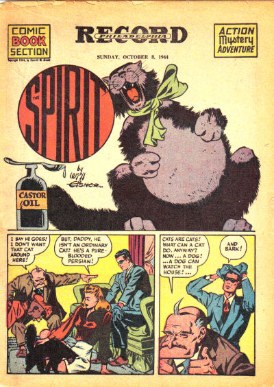 Cover for The Spirit (Register and Tribune Syndicate, 1940 series) #10/8/1944